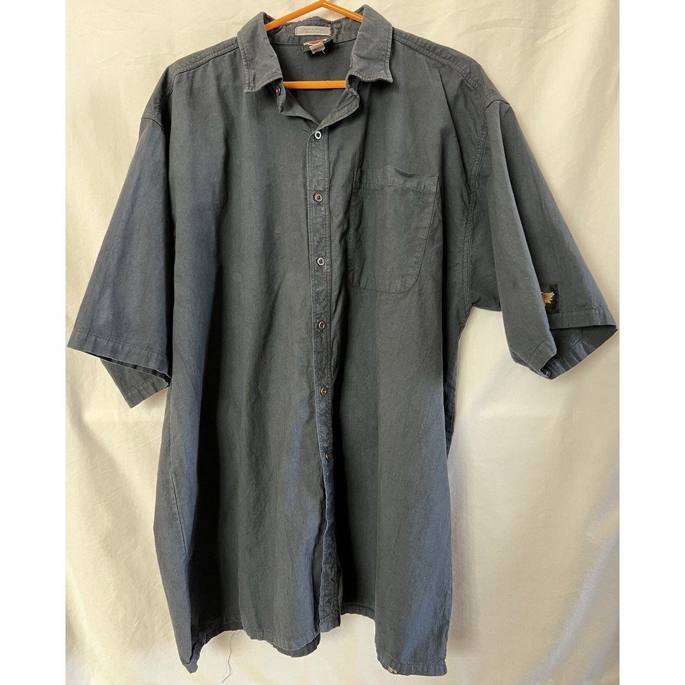Vintage 80's Harley Davidson‎ Shirt Mens 17-17 ½ XL Navy Join The Tradition